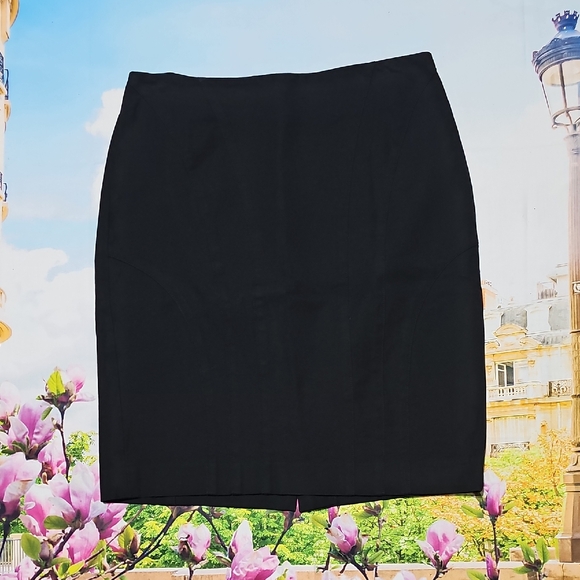 Banana Republic Elegant Black Women's Skirt Size 4 - Picture 1 of 5